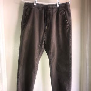 Men’s twill jogger pants